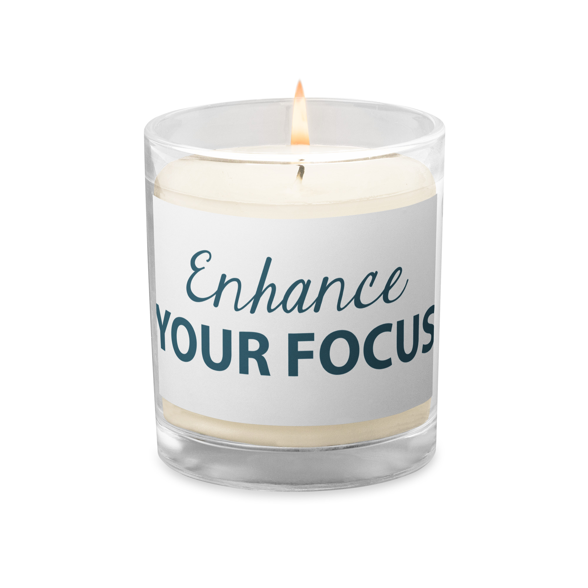 Enhance Your FOCUS Soy Wax Candle (unscented)