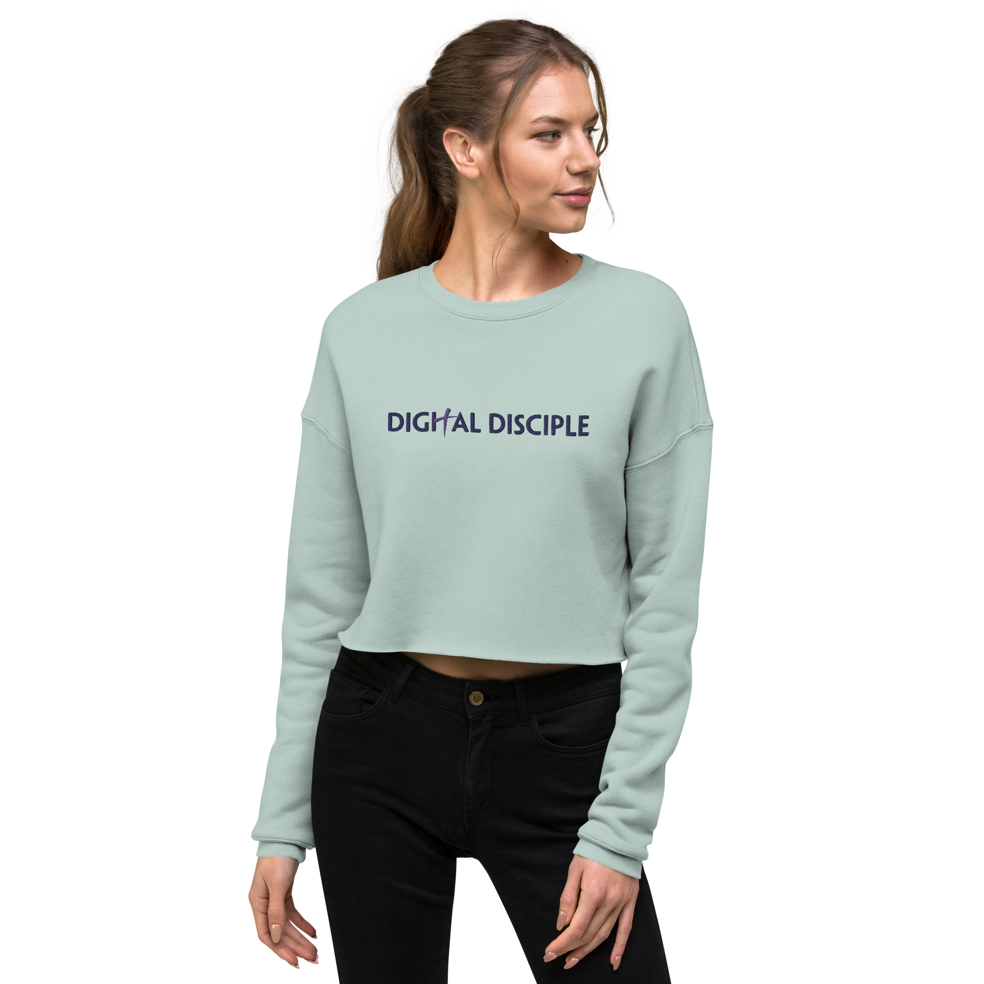 Digital Disciple Crop Sweatshirt